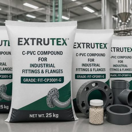 EXTRUTEX C-PVC Compound for Industrial Fittings & Flanges Grade: FIT-CP3001-G