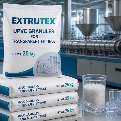 EXTRUTEX UPVC Granules for Transparent Fittings