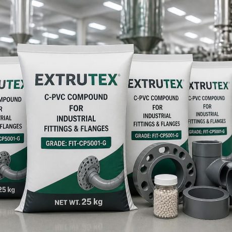 EXTRUTEX C-PVC Compound for Industrial Fittings & Flanges Grade: FIT-CP5001-G