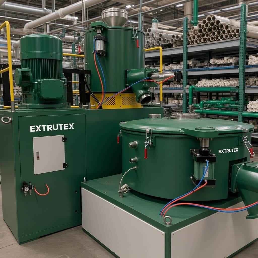 PVC Compounding Hot And Cooling Mixer
