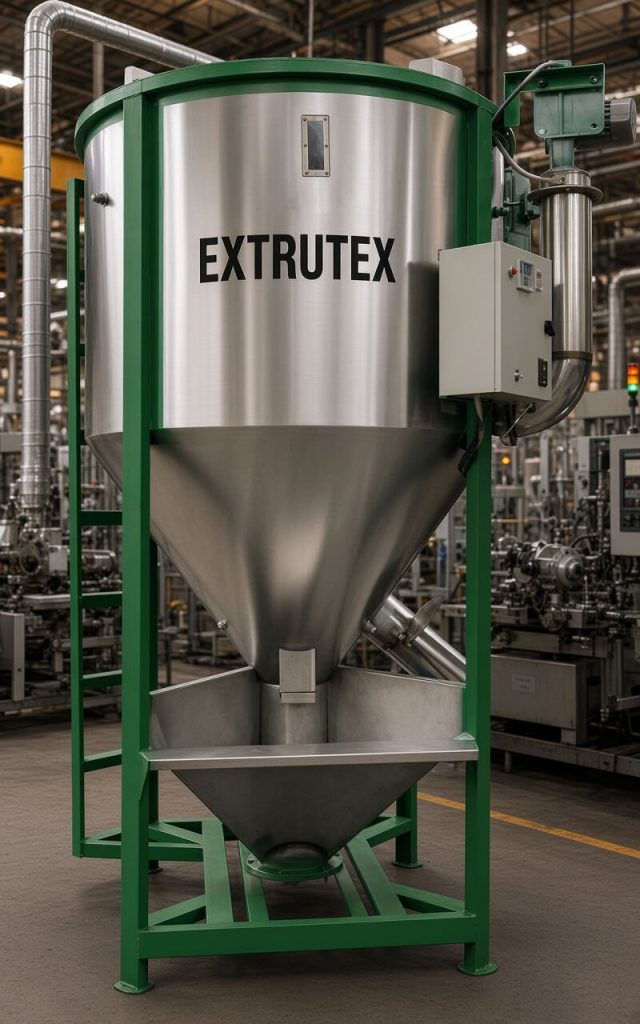 Vertical cooling mixer