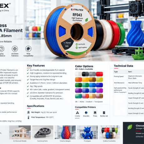 high toughness PLA filament