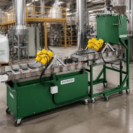 Vibration Drying System for Plastic Pellets