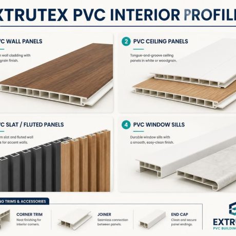 EXTRUTEX PVC Wall Panel, Ceiling Panel and Windowsill Extrusion Line