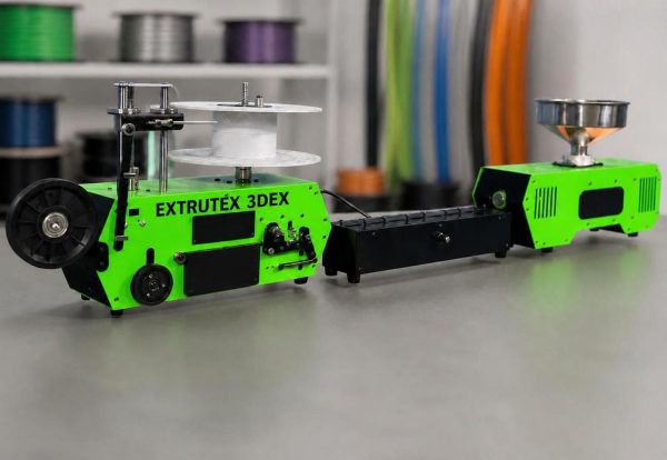 EXTRUTEX 3DEX Desktop Recycled 3D Printing Filament Extrusion Line,