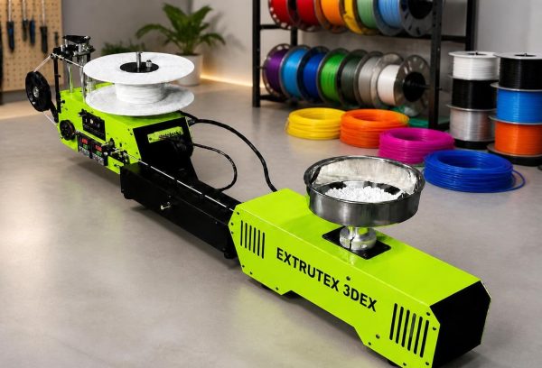 EXTRUTEX 3DEX Desktop Recycled 3D Printing Filament Extrusion Line,