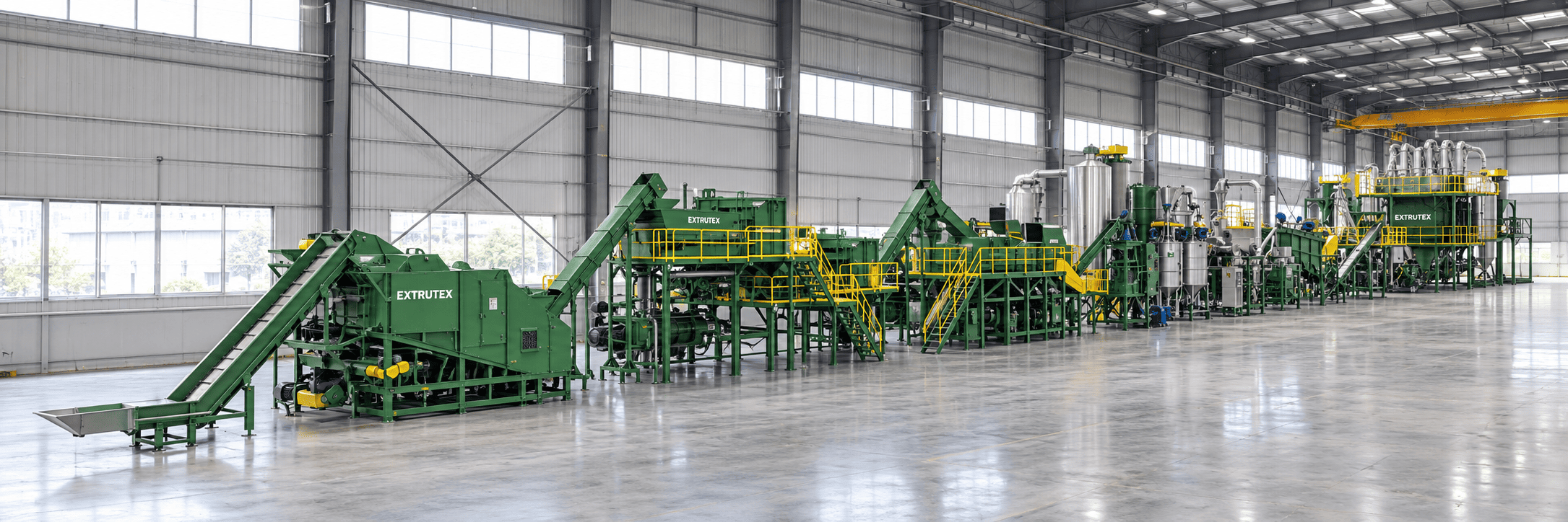 PET PP Tray Recycling System