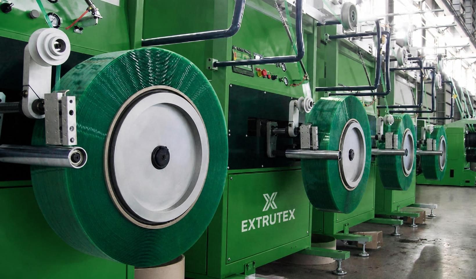 ￼EXTRUTEX PET and PP Strap Extrusion Machine