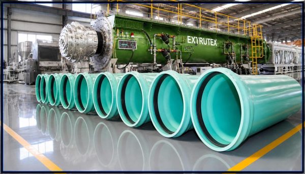 PVC pipe extrusion