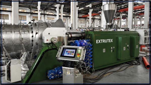 PVC pipe extrusion