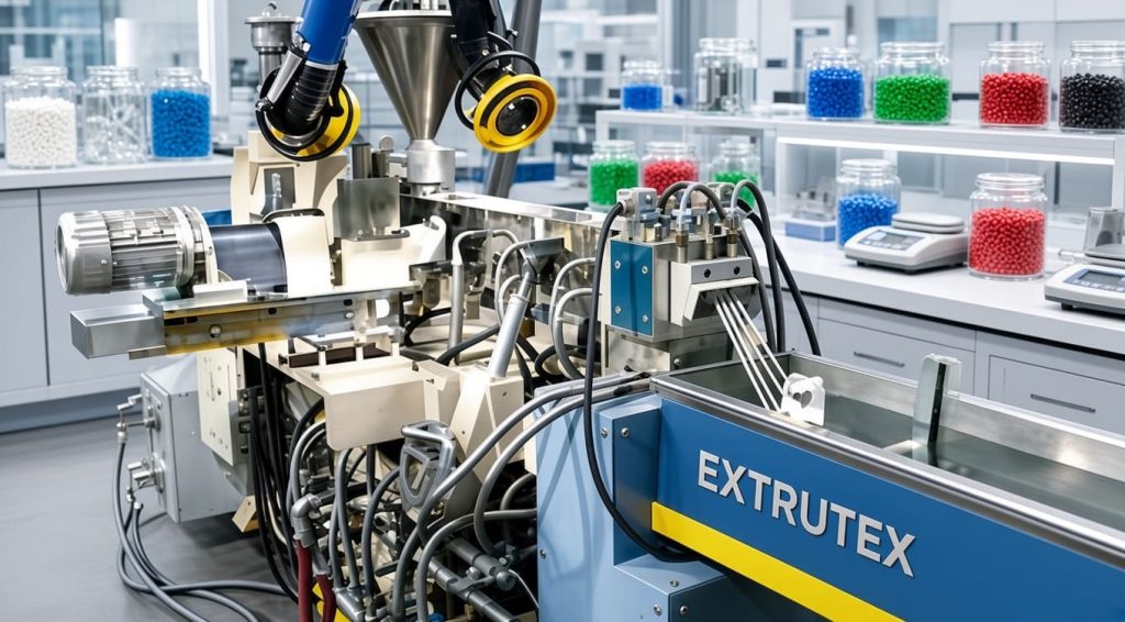 EXTRUTEX Laboratory Co-Kneader Extruder – EXC-45