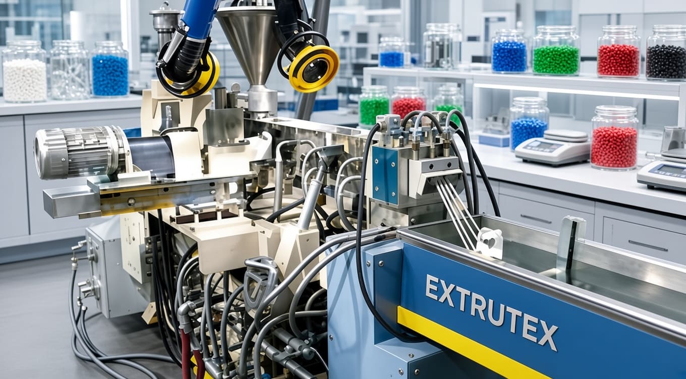 EXTRUTEX Laboratory Co-Kneader Extruder – EXC-45