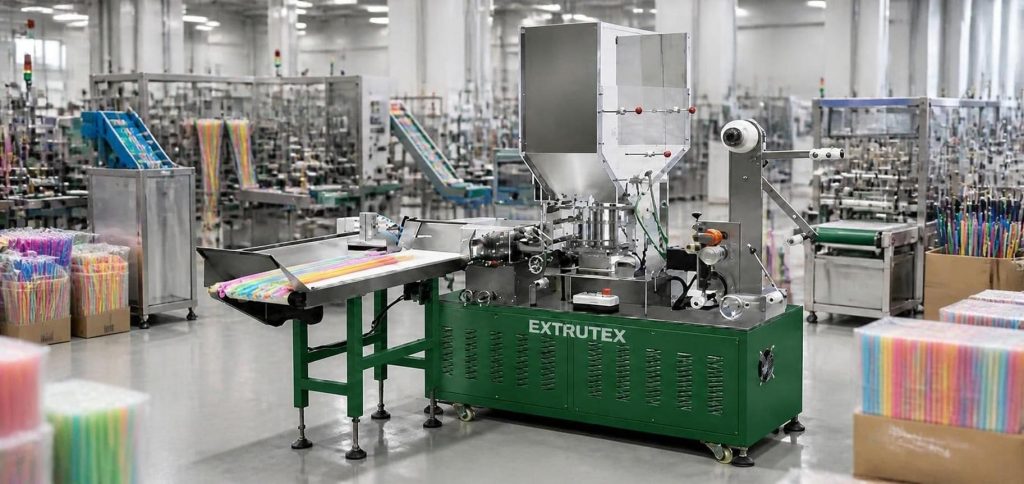 Single Straw Packing Machine