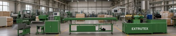 Full Servo Three Color Straw Extrusion line